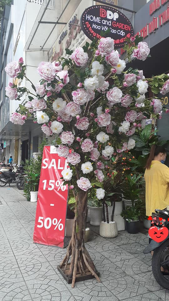 hoa mẫu đơn giả