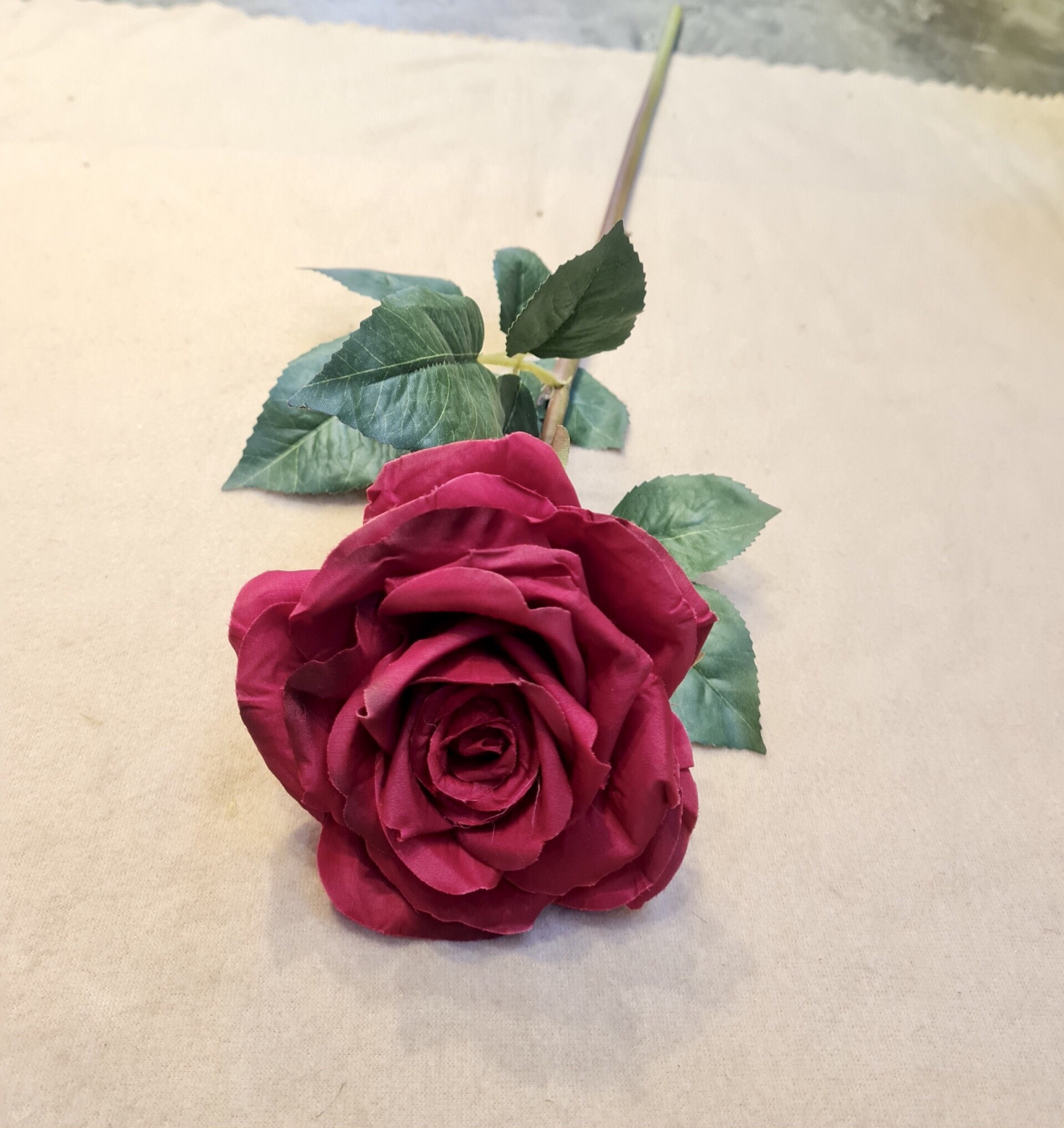 Hoa Vải Hoa hồng Đậm 